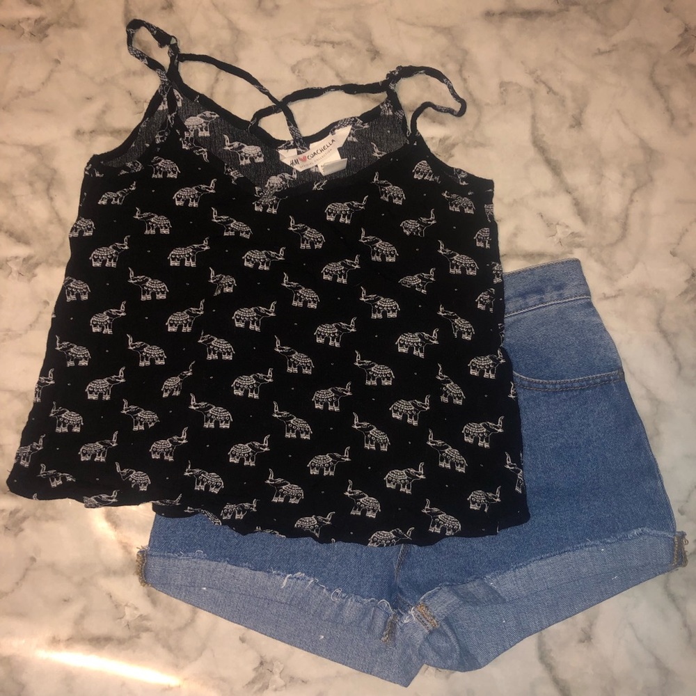 Strappy Elephant Top